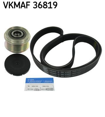 Kit de courroie d'accessoire (Courroie d’alternateur) SKF VKMAF 36819